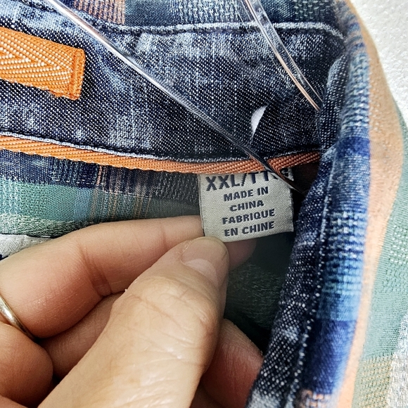 Tommy Bahama Indio Coast Plaid Button Front Shirt - Picture 5 of 9